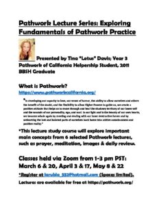 Online Lecture Study With Tina @ Online - Zoom | San Diego | California | United States
